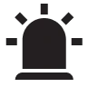 mid alarm light icon